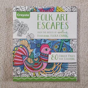 Crayola Folk Art Escapes Coloring Book